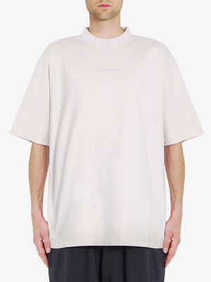 BALENCIAGA Reflective Logo Cotton T-Shirt