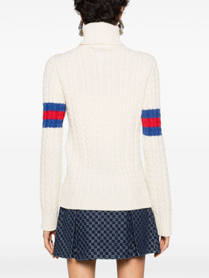 GUCCI Chunky Cable Knit Pullover Sweater for Women