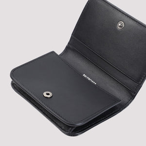 BALENCIAGA Luxurious Mini Leather Wallet (W:11CM x H:7.5CM x D:1.5CM)