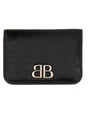 BALENCIAGA Mini Card Holder in Luxurious Lamb Leather