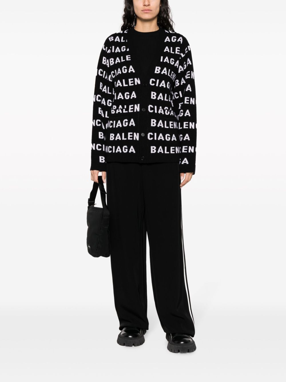 BALENCIAGA Women's Black Knit Sweater - 24SS Collection