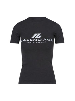 BALENCIAGA Washed Logo Active T-Shirt