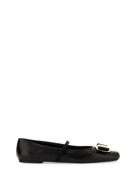 FERRAGAMO Zina Dancer Elegance Ballerina Shoes