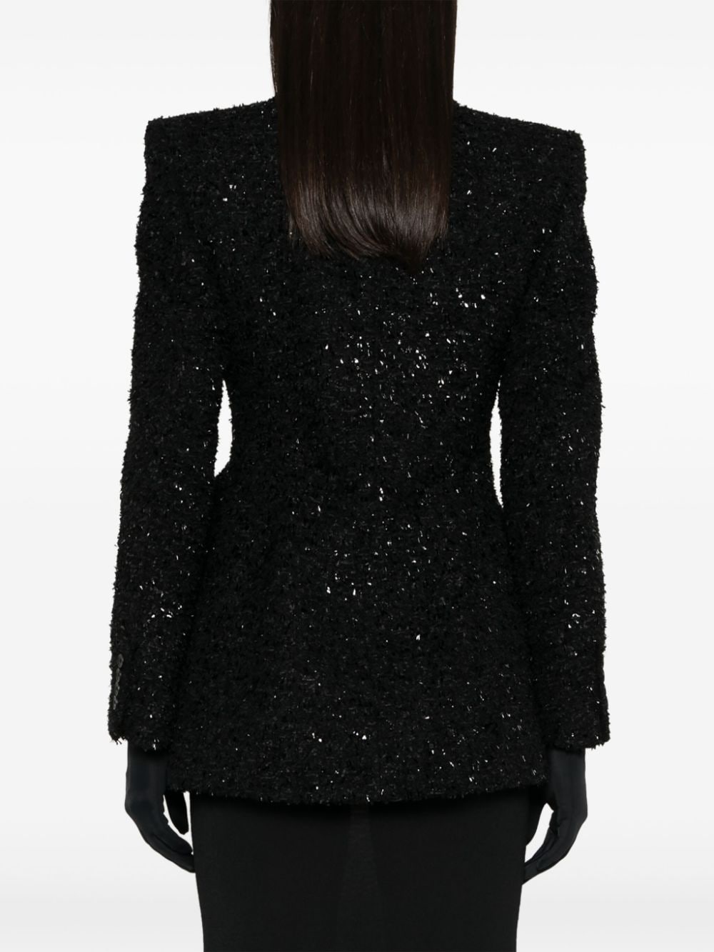 BALENCIAGA Stylish Black Suit Jacket - 24SS Women's Collection