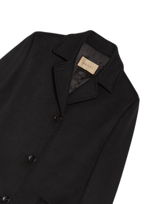 GUCCI Luxury Black Wool Jacket for Women - Must-Have Winter Wardrobe Essential!