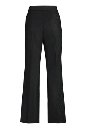 GUCCI Luxury Wool Trouser with Chic Jacquard Motif - SS24