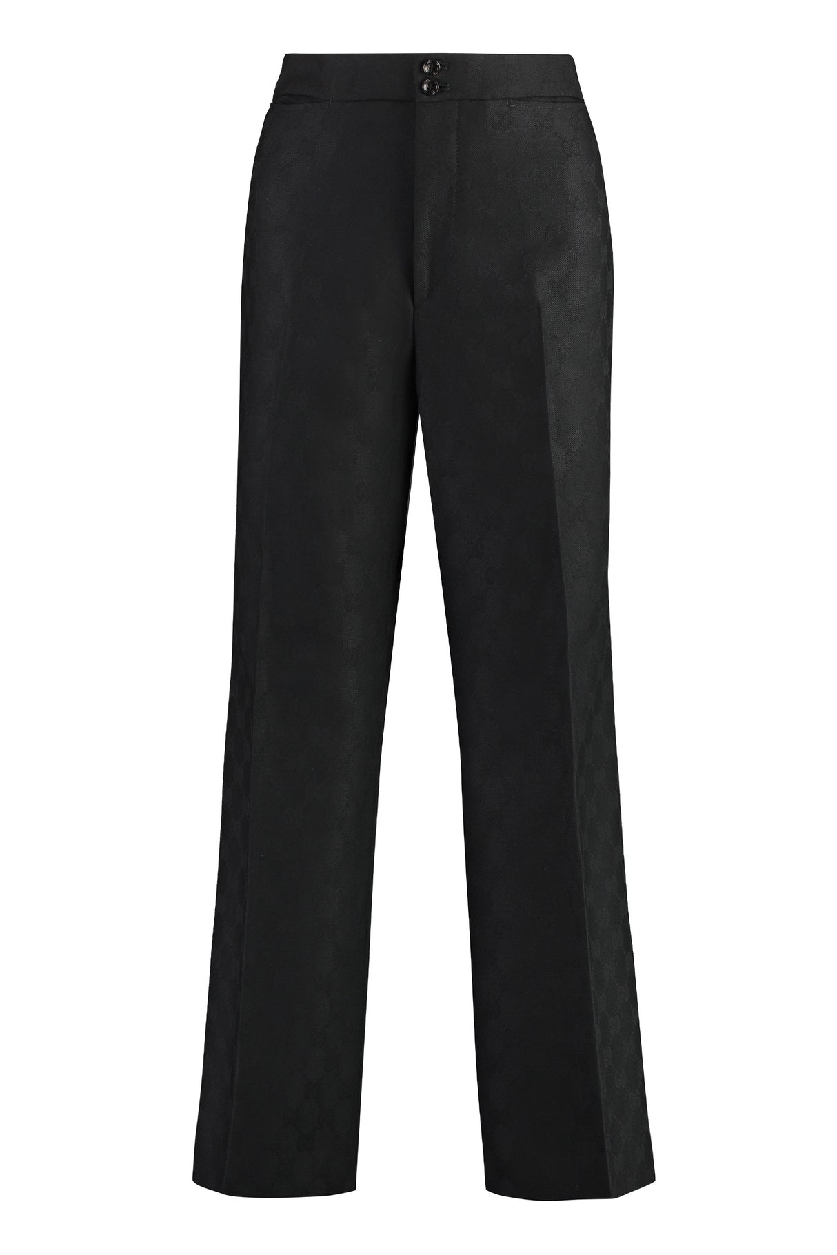 GUCCI Luxury Wool Trouser with Chic Jacquard Motif - SS24