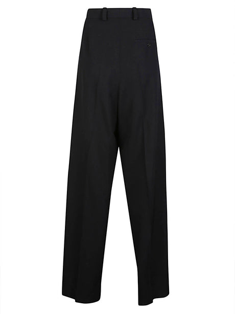 BALENCIAGA 23FW Men's Black Straight Pants