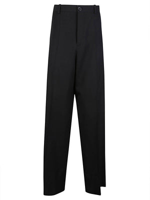 BALENCIAGA 23FW Men's Black Straight Pants