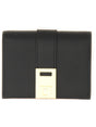 FERRAGAMO Bi-Color Mini Wallet in Luxurious Leather