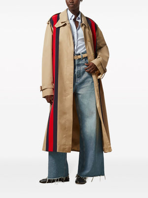 GUCCI Brown 2024 Trench Coat for Women - 24SS Collection