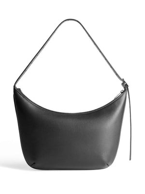 BALENCIAGA Sleek Black Leather Shoulder Bag for Women - SS24 Collection