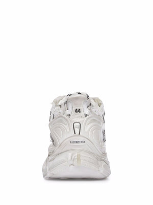 BALENCIAGA Men's White Panelled Sneakers for SS24