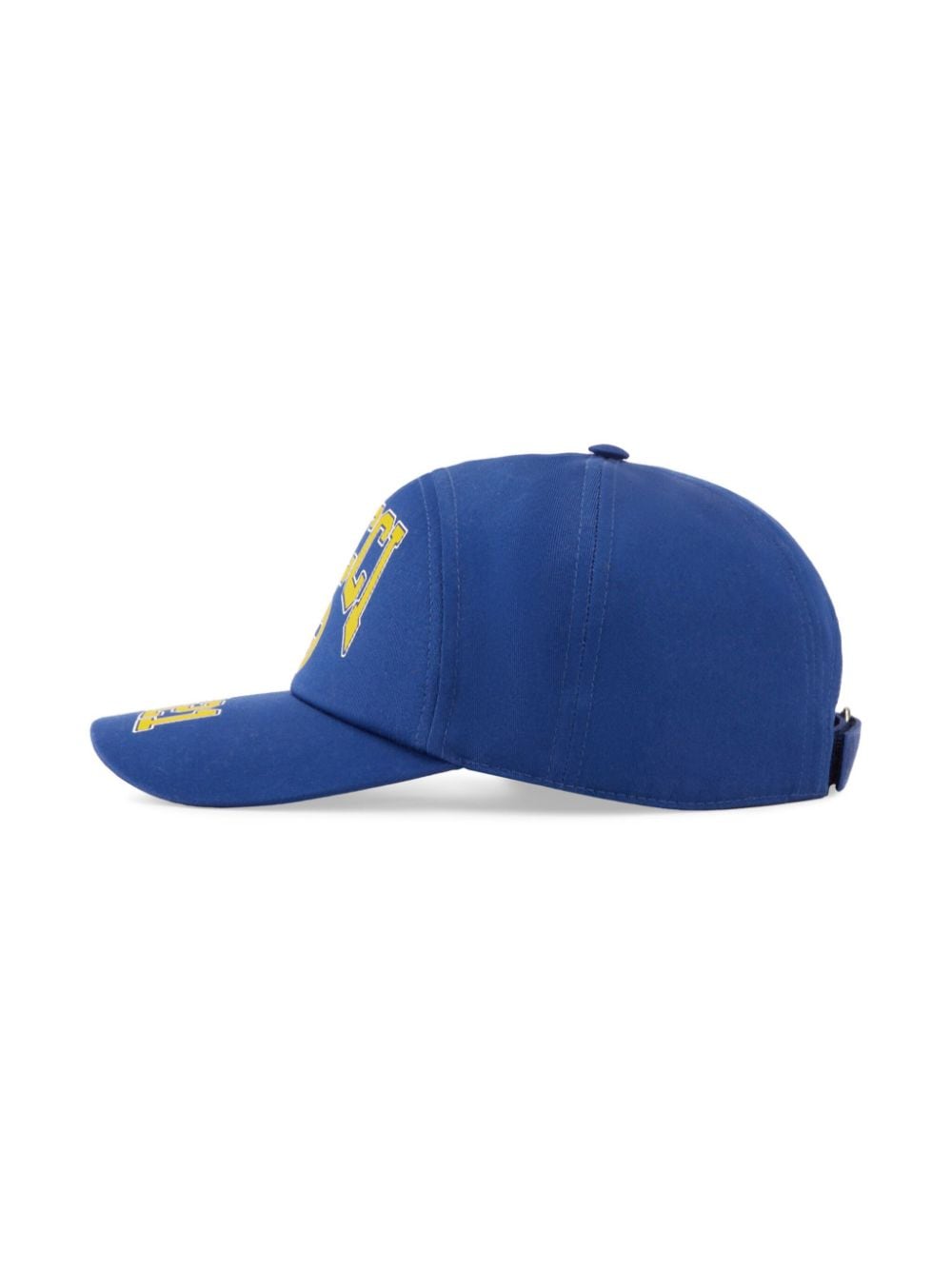 GUCCI Men's Adjustable Blue Baseball Cap with Logo