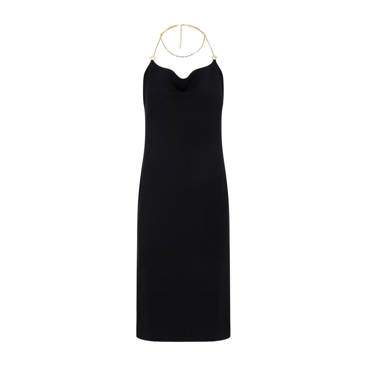 BOTTEGA VENETA Black Viscose Dress for Women - SS24 Collection