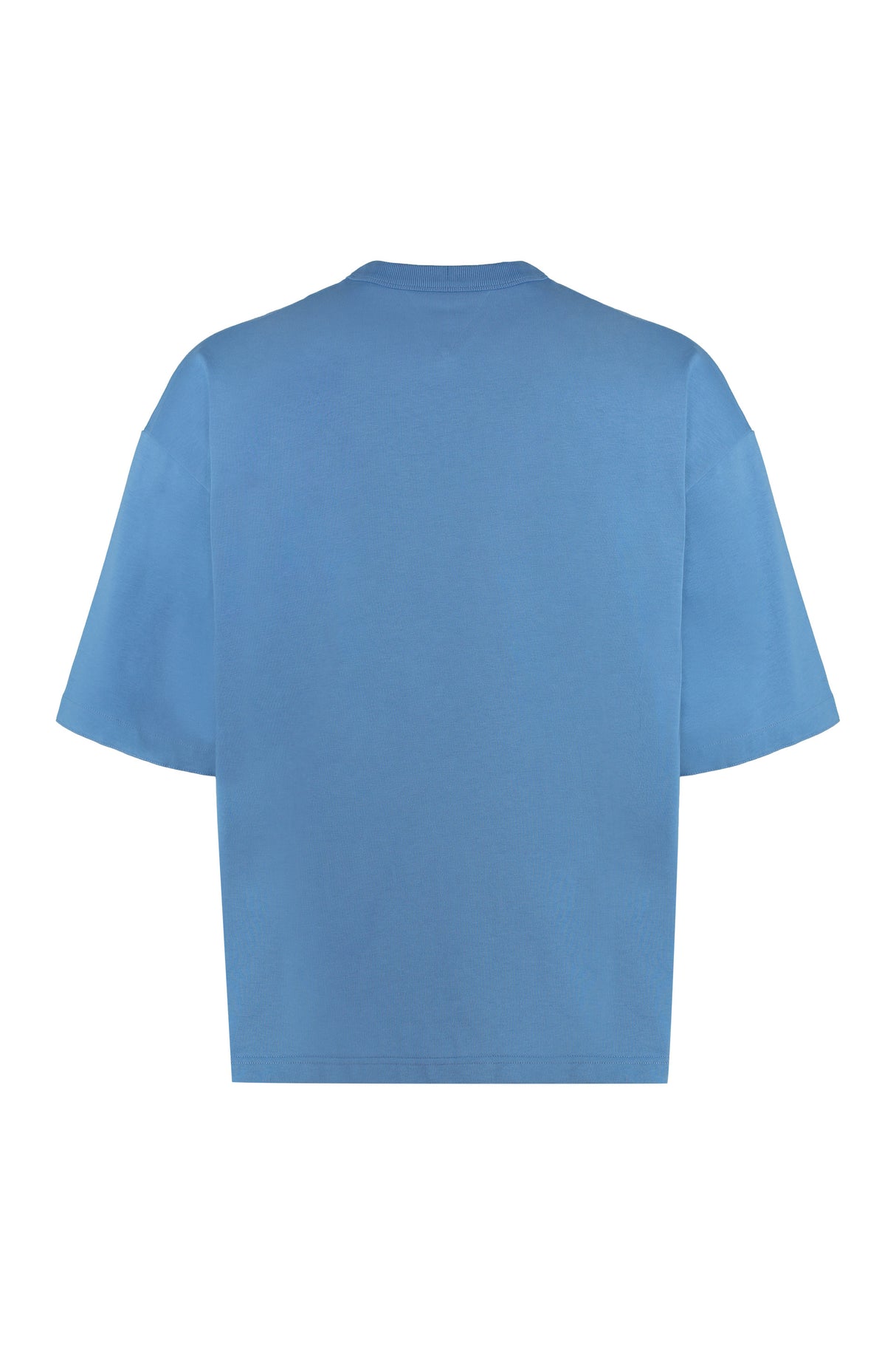 BOTTEGA VENETA Classic Light Blue Crew-Neck T-Shirt for Men