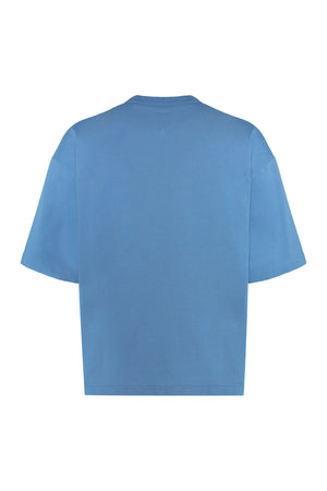 BOTTEGA VENETA Classic Light Blue Crew-Neck T-Shirt for Men