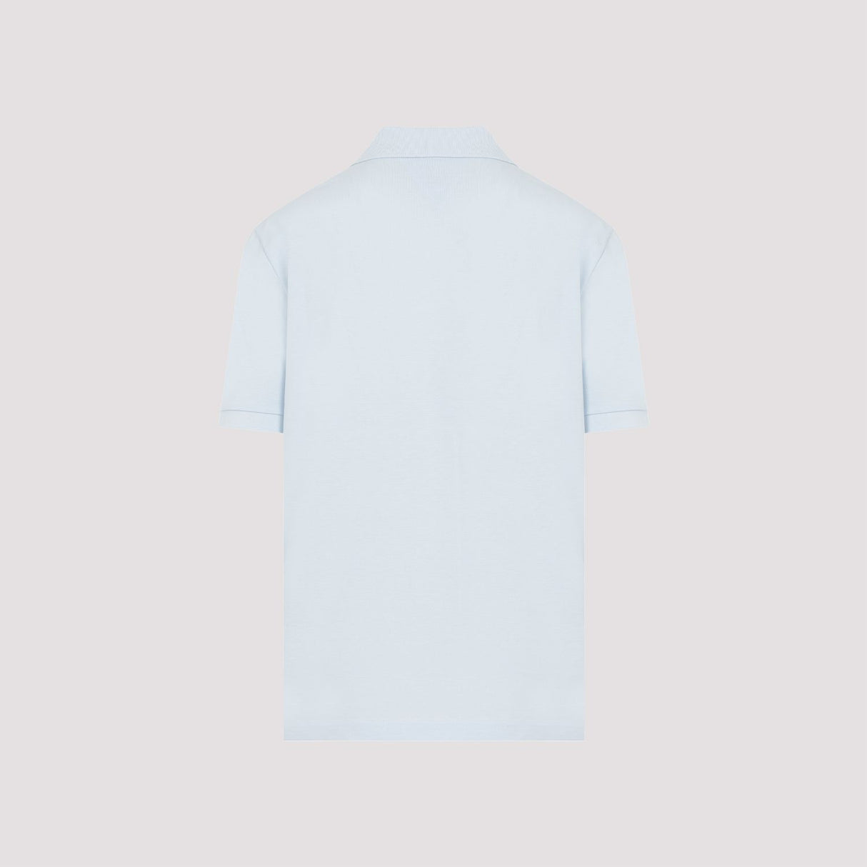 BOTTEGA VENETA Blue Short Sleeved Polo Shirt for Men - SS24 Collection