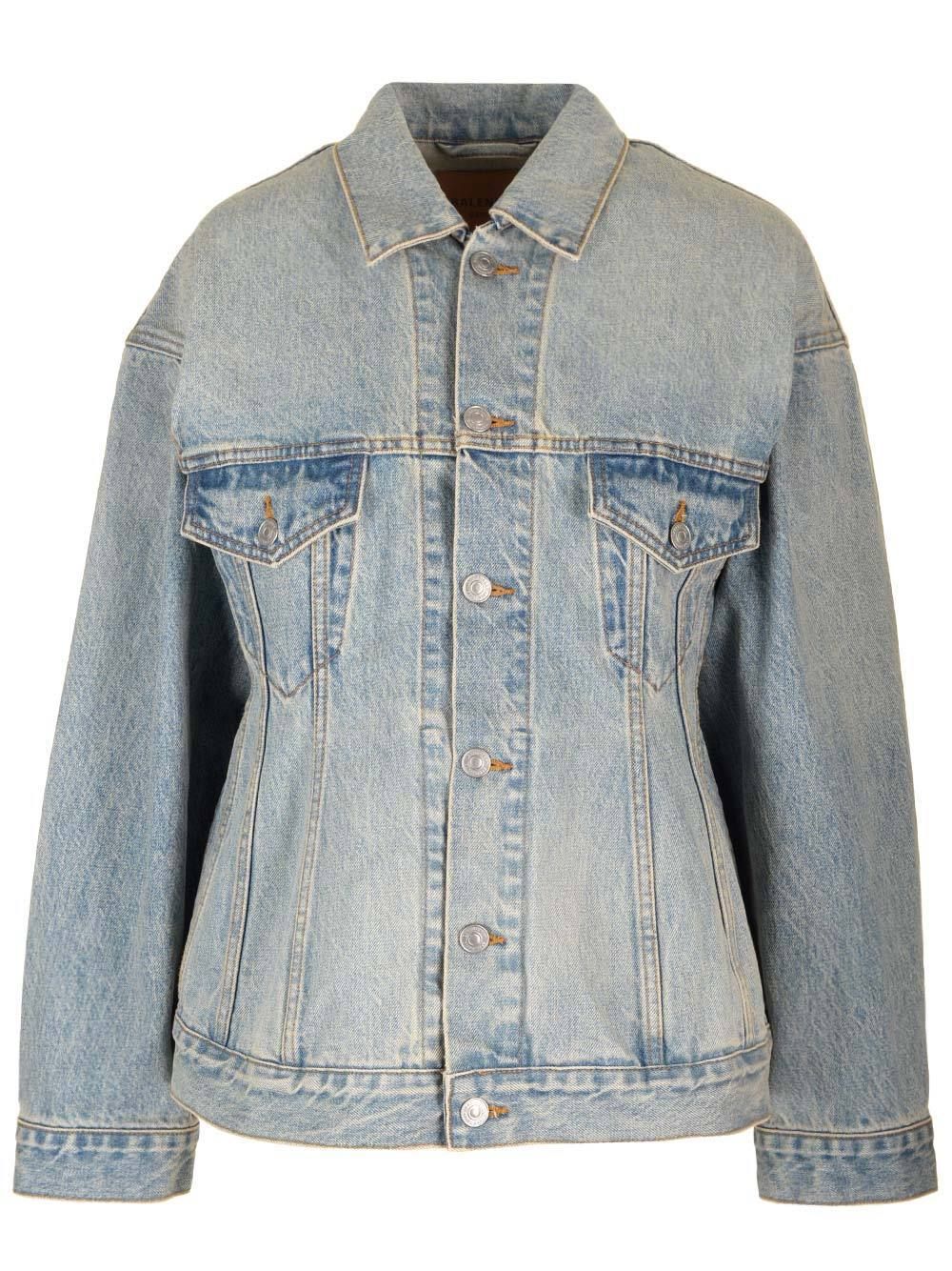 BALENCIAGA Denim Jean Jacket for Women - SS24 Collection