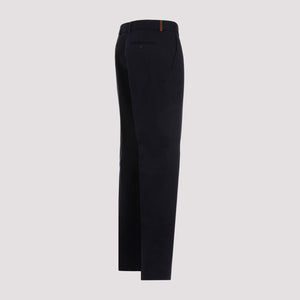 Navy Cotton Pants for Men - GUCCI SS24 Collection