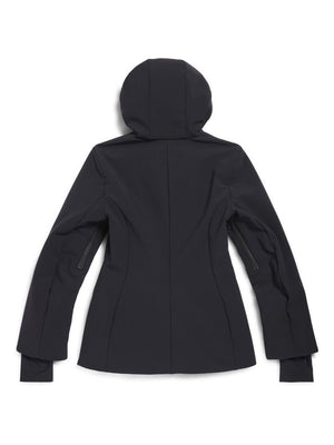 BALENCIAGA Women's Black Hourglass Parka Jacket for SS24