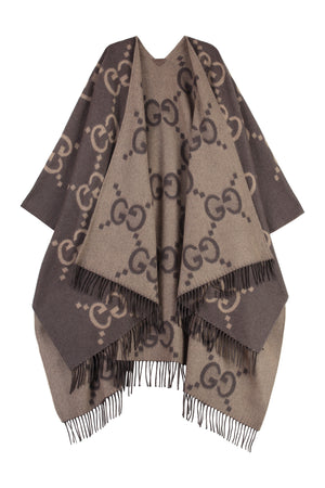 GUCCI Reversible Jumbo Cashmere Cape for Women