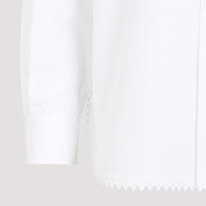 BOTTEGA VENETA White Cotton Shirt for Women - SS24 Collection