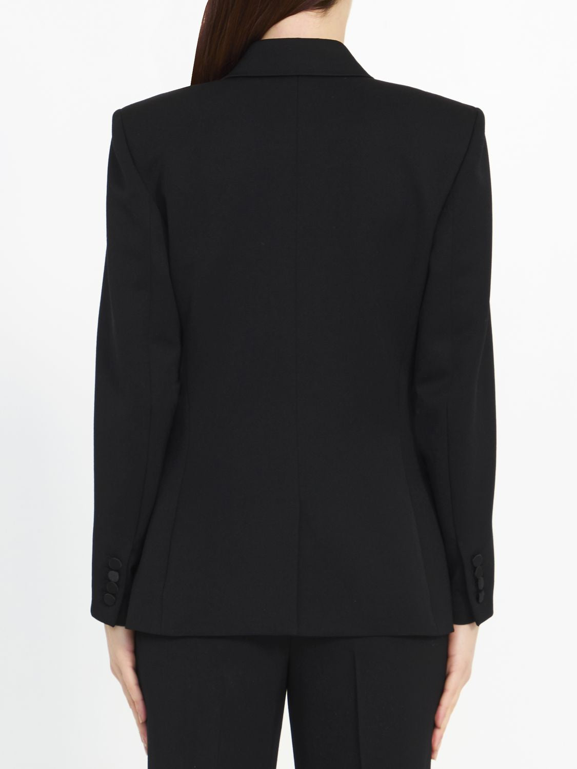 SAINT LAURENT Sophisticated Double Breasted Blazer for Women in Classic Black