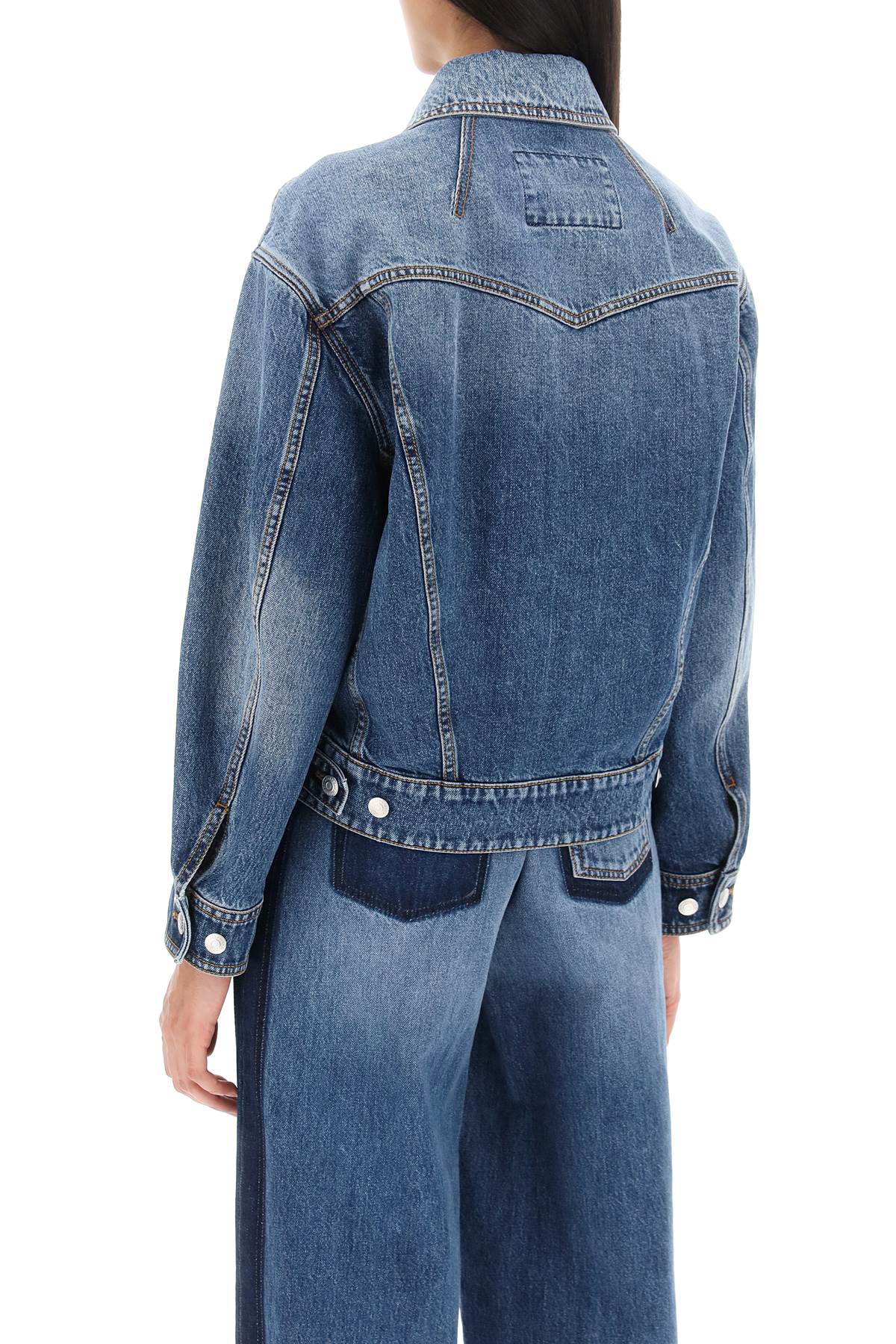 ALEXANDER MCQUEEN Cocoon Denim Jacket - Size IT 40