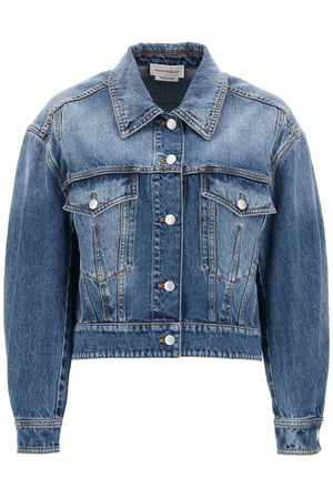 ALEXANDER MCQUEEN Cocoon Denim Jacket - Size IT 40