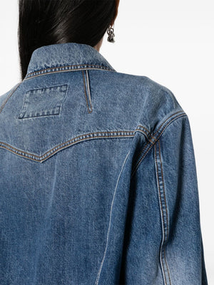 ALEXANDER MCQUEEN Seasonal Denim: Classically Cool Women's Jacket