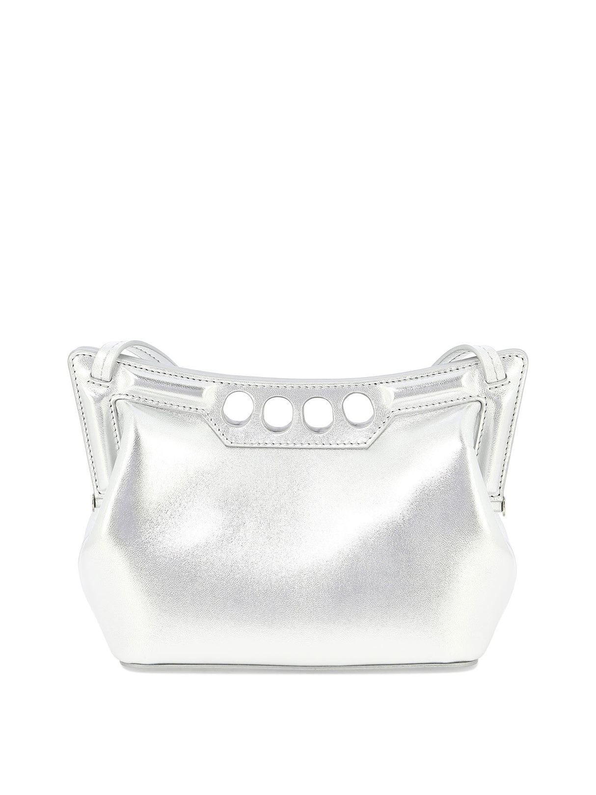 ALEXANDER MCQUEEN The Mini Peak Metallic Purse