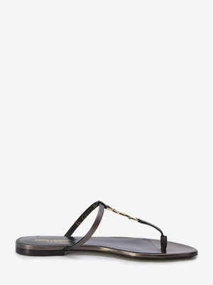 SAINT LAURENT Elegant Cassandra Mini Flats Sandals for Women