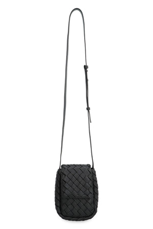 BOTTEGA VENETA Intrecciato Leather Crossbody Handbag for Men