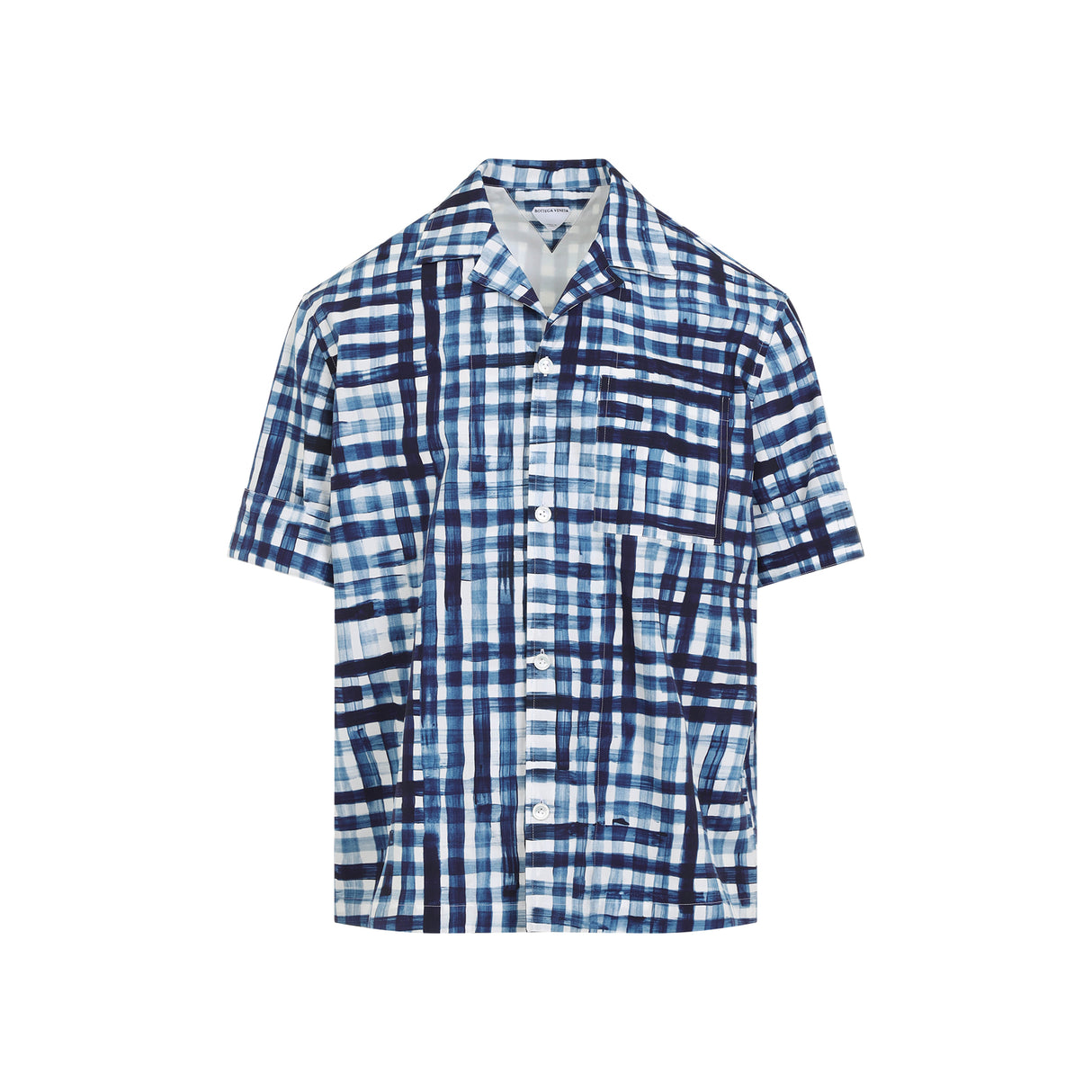 BOTTEGA VENETA Printed Bowling Shirt for Men - SS25 Collection