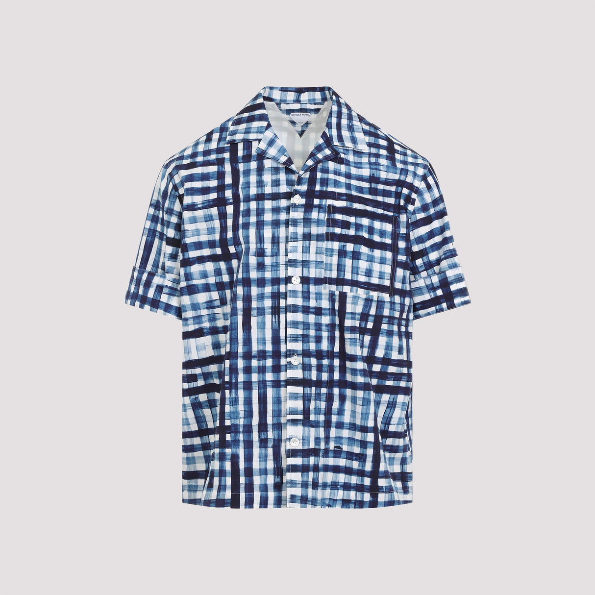 BOTTEGA VENETA Printed Bowling Shirt for Men - SS25 Collection