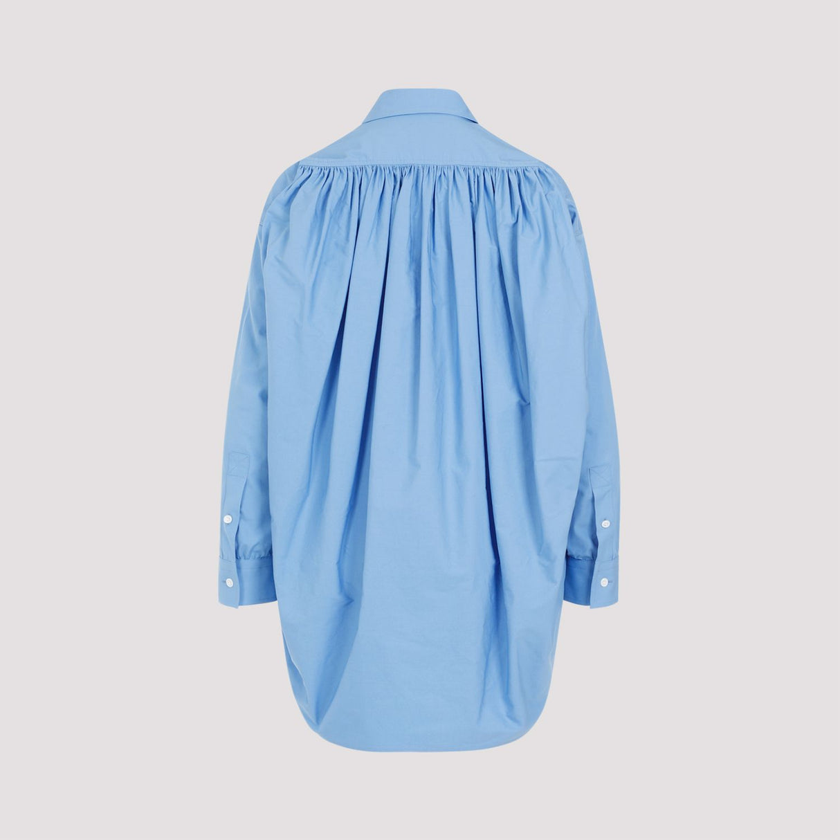 BOTTEGA VENETA Blue Cotton Shirt for Women - SS24 Collection