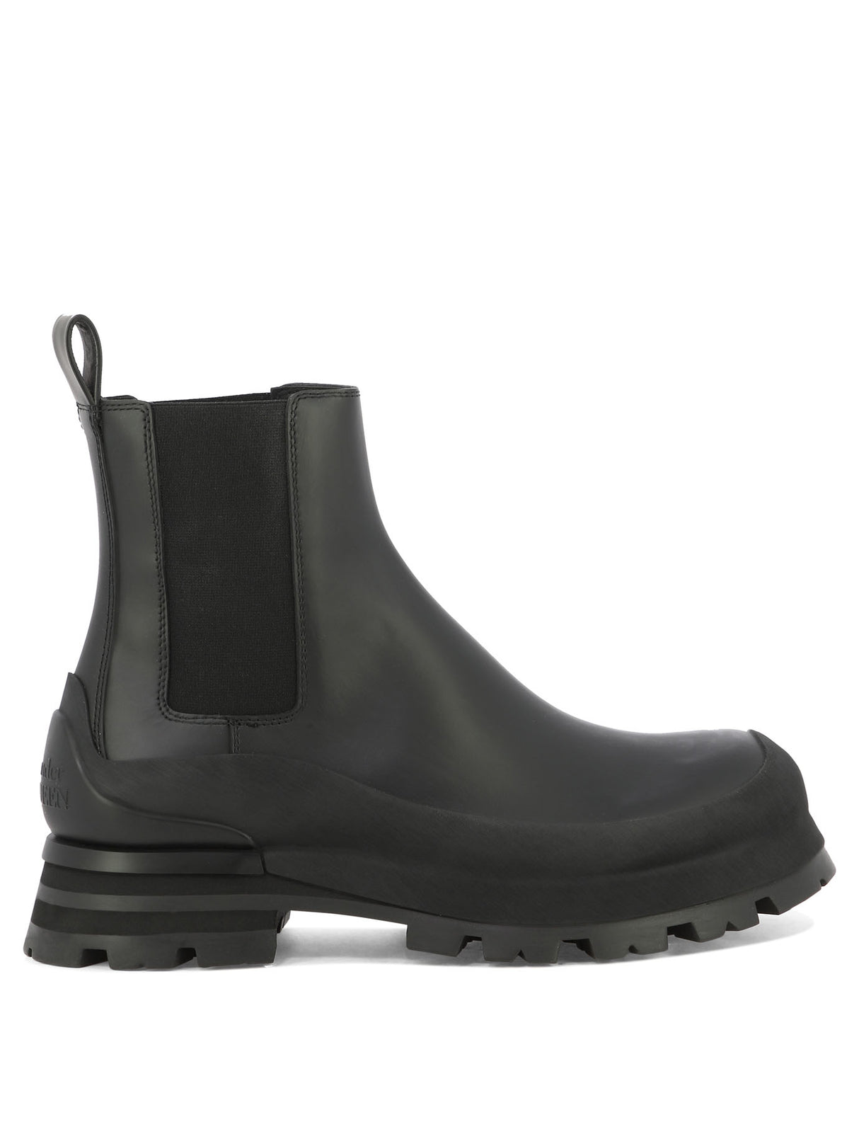 ALEXANDER MCQUEEN Men's 2024 Spring/Summer Black Boots