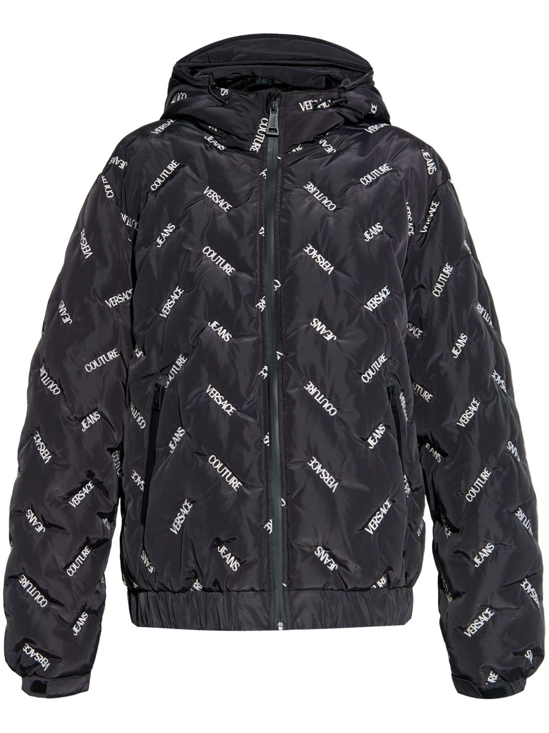 VERSACE JEANS COUTURE Logo-Print Puffer Jacket - FW24 Edition