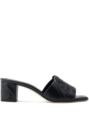 ALEXANDER MCQUEEN Women's Black Sandals - 24SS Fashion Must-Have for 2024