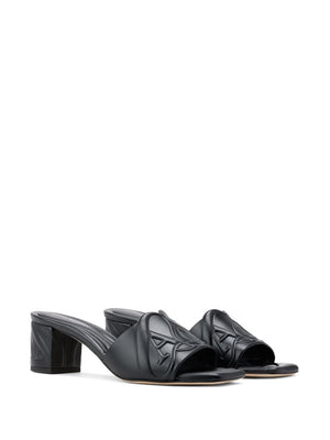 ALEXANDER MCQUEEN Women's Black Sandals - 24SS Fashion Must-Have for 2024