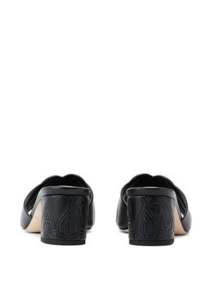 ALEXANDER MCQUEEN Women's Black Sandals - 24SS Fashion Must-Have for 2024