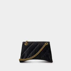 BALENCIAGA Crush Chain Mini Shoulder Bag