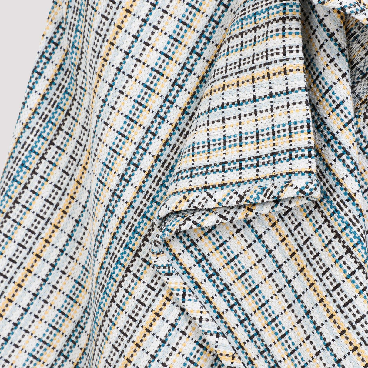 BOTTEGA VENETA Multicolour Check Pattern Cotton Skirt for Women