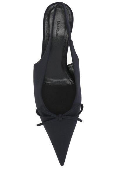 BALENCIAGA Chic Black Slingback Pumps l40