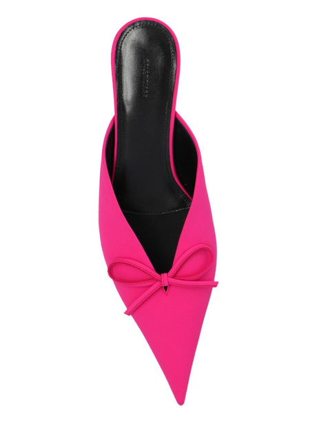 BALENCIAGA Bow Detail Pointed Toe Mini Sandals