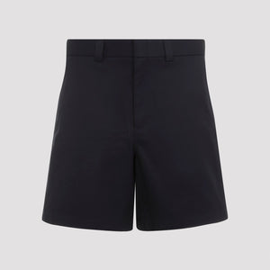 GUCCI Classic Blue Cotton Shorts