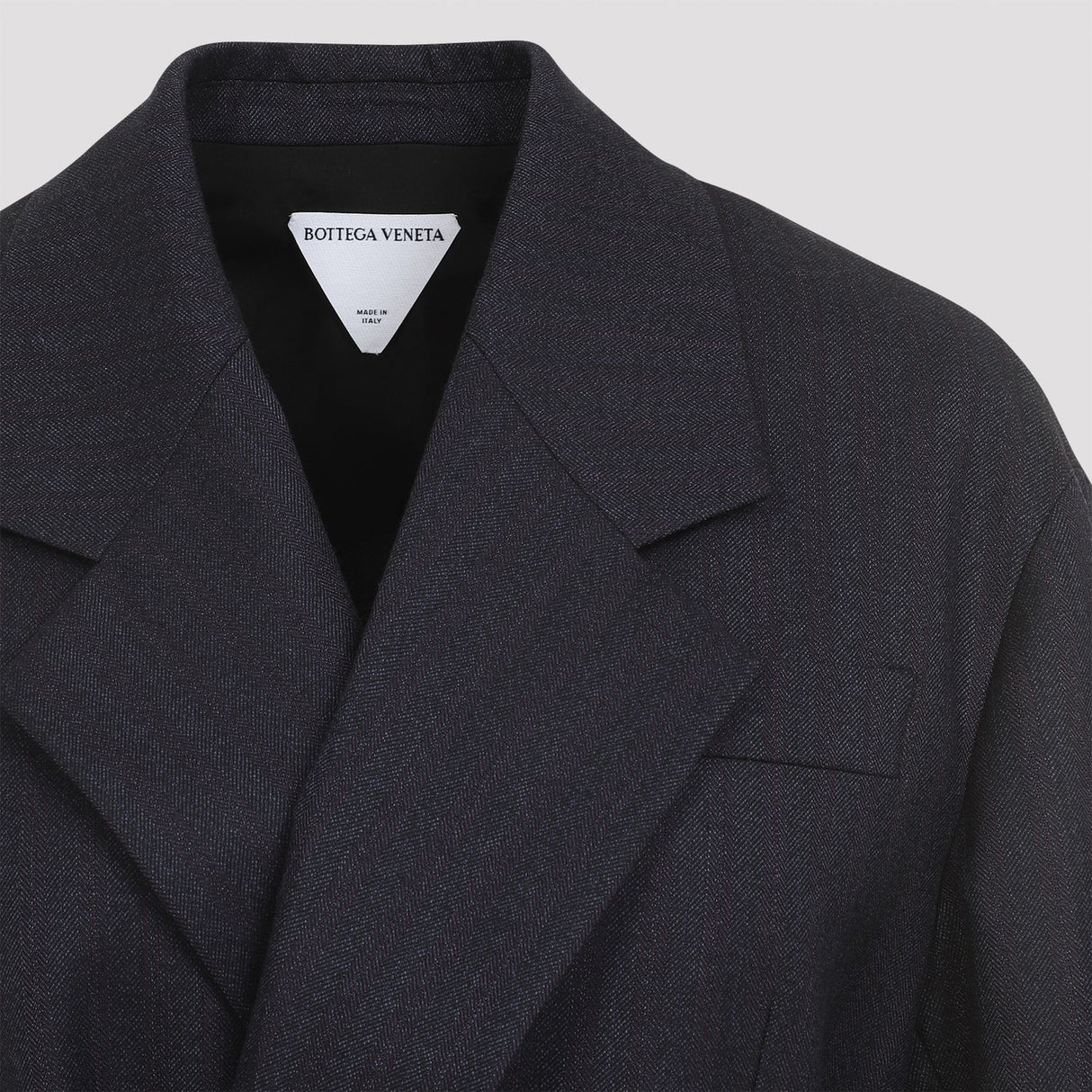 BOTTEGA VENETA Elegant Striped Wool Jacket