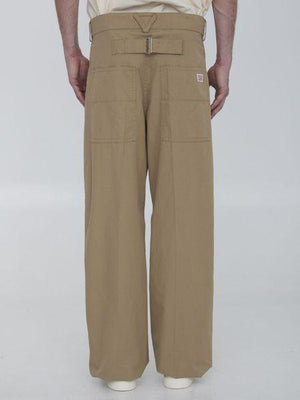 BOTTEGA VENETA Cotton-Twill Bush Trousers