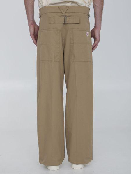 BOTTEGA VENETA Cotton-Twill Bush Trousers